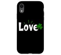 Love St. Patricks Day Irish Lucky Shamrock Camisetas San Valentín Carcasa para iPhone XR