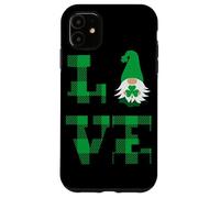 Love St. Patricks Day Irish LUCKY Shamrock Gnomo San Valentín Carcasa para iPhone 11