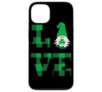 Love St. Patricks Day Irish LUCKY Shamrock Gnomo San Valentín Carcasa para iPhone 13
