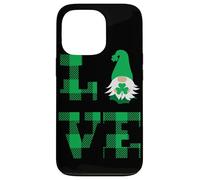 Love St. Patricks Day Irish LUCKY Shamrock Gnomo San Valentín Carcasa para iPhone 13 Pro