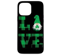 Love St. Patricks Day Irish LUCKY Shamrock Gnomo San Valentín Carcasa para iPhone 13 Pro Max