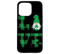 Love St. Patricks Day Irish LUCKY Shamrock Gnomo San Valentín Carcasa para iPhone 15 Pro Max
