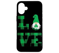 Love St. Patricks Day Irish LUCKY Shamrock Gnomo San Valentín Carcasa para iPhone 16 Plus