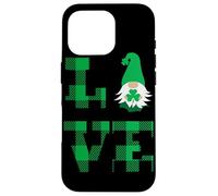 Love St. Patricks Day Irish LUCKY Shamrock Gnomo San Valentín Carcasa para iPhone 16 Pro