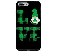 Love St. Patricks Day Irish LUCKY Shamrock Gnomo San Valentín Carcasa para iPhone 7 Plus/8 Plus
