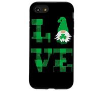 Love St. Patricks Day Irish LUCKY Shamrock Gnomo San Valentín Carcasa para iPhone SE (2020) / 7 / 8