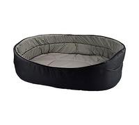 LOVE STORY Cesta ovalada, 70 x 52 cm, esencial, negro/gris