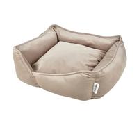 Love Story - Cesta rectangular (75 x 70 x 22 cm, diseño de pana, color avellana