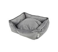 Love Story, Cesta Rectangular de panata, poliéster, 65 x 60 x 21 cm, Crafty Gris