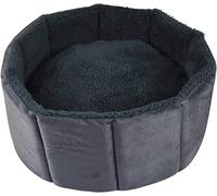 LOVE STORY, Cesta Redonda de poliéster D48 x 16 cm, Sweet Cat Antracita