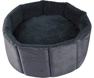 LOVE STORY, Cesta Redonda de poliéster D48 x 16 cm, Sweet Cat Antracita