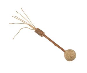 LOVE STORY - Chupete de hierba para gatos (12 cm), diseño de matatabi, color blanco