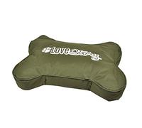 LOVE STORY Cojín Oxford Impermeable con Forma de Hueso poliéster, 100 x 70 x 15 cm, Color Caqui