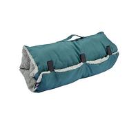 Love Story, colchón de Viaje Interior Sherpa 80 x 50 cm, Esencial Esmeralda Gris