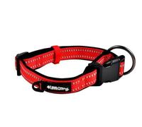 Love Story, Collar de Nailon y Neopreno Ajustable 40 >55 cm x 25 mm Experto Rojo