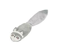 Love Story, Juguete de Peluche de mazapán de Sonido de poliéster 10 x 55 cm, ruidosos Gris