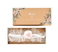 Love Story - Liguero de novia en caja de regalo