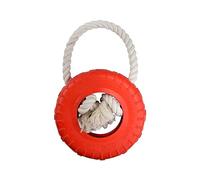 Love Story - Neumático de Goma con Cuerda (19 x 30 cm), Color Rojo