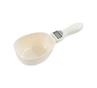 Love Story, pala electrónica para alimentación animal (250 ml, 9 x 5 x 23 cm), color blanco