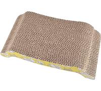 LOVE STORY Rascador en Forma de Pata con Juguete, 35 x 35 x 23 cm, Color Crudo