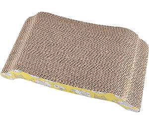 LOVE STORY Rascador en Forma de Pata con Juguete, 35 x 35 x 23 cm, Color Crudo