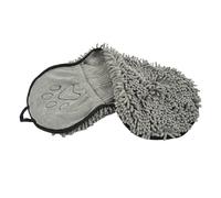 Love Story - Toalla de Microfibra para Mascotas, 2 Bolsillos, poliéster, 78 x 32 cm, Color Gris