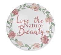 Love The Nature Beauty - Imanes decorativos de cristal para nevera, 1 unidad, flores coloridas, imanes de oficina, decoración de oficina, regalo único para mejor amigo