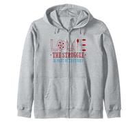 Love The Struggle es parte de la historia Día de transferencia de embriones Sudadera con Capucha