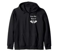 Love The Unloved Bat Skull Goth Punk Alternativa Vintage Sudadera con Capucha