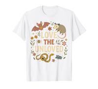 Love The Unloved Bugs Insect Entomología Entomólogo Diseño Camiseta gráfica económica, Hombre, Blanco, M