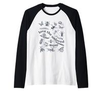 Love The Unloved Bugs Insect Entomology Entomologist Science Camiseta Manga Raglan