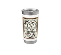 Love The Unloved Gothic Dark Academia Snake Bat Rata Slug Vaso térmico de acero inoxidable de doble pared