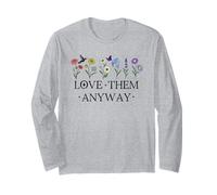Love Them Anyway Bible Verse Matthew 5:44 Faith Luke 23:24 Manga Larga