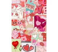 Love-Themed design with Heart Pattern: A beautifully designed 6x9 lined notebook journal, with over 200 pages, perfect for capturing love notes, ... messages. An ideal Valentine's Day gift.