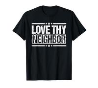 Love Thy Neighbor Distressed Vintage Igualdad Bondad Camiseta
