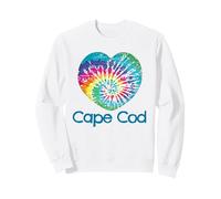 Love Tie Dye Corazón Cape Cod Batik Massachusetts Beach Sudadera
