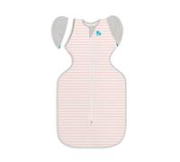 Love To Dream Mono grande (8,5 - 11 kg), Tejido Ideal para temperaturas moderadas (20-24 °C), Brazos en posición Alta, Traje de bebé, Doble Cremallera para Cambiar fácilmente los pañales, Color Rosa
