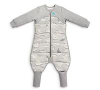 Love To Dream Pijama Extra Cálido 12-24 Meses, Gris, 3,5 Tog (<16°C), Manta de manga larga, forro polar de algodón lavable, 2 cierres para cambio fácil,