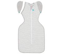 Love To Dream Swaddle UP- 50/50- Gray Stripe- Medium 13.2-18.7 lbs by Love to Dream