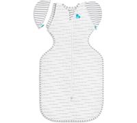Love To Dream Swaddle UP, Baby Swaddle, tejido ideal para temperaturas moderadas (20-24 °C), diseño de alas desmontables patentado, talla XL (11-14 kg), color blanco