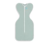 Love to dream Swaddle Up Lite, recién nacido (2,2-3,8 kg), tela ultraligera para temperaturas cálidas (24-27 °C), posición de brazos arriba, manta de bebé, doble cremallera para cambiar pañales fácilmente, color verde oliva