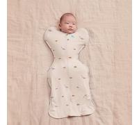 Love To Dream Swaddle UP Medium 6-8.5 kg - Dinosnore Cream, Snug Fit, Supports Healthy Sleep Routine, 1.0 Tog For 20-24°C Temperature, Machine Washable Stretch Cotton, 2 Zips for Easy Nappy Change