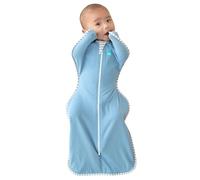 Love To Dream Swaddle Up para recién nacidos de 2,2 a 3,8 kg, color azul, ajuste ceñido, ayuda a dormir saludable, 1 tog - para 20 - 24 °C, lavable a máquina, doble cremallera, recomendado por