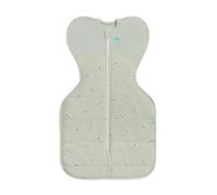 Love To Dream™ Swaddle UP™, Recién nacido 2,2-3,8 kg - Algodón Abejas Oliva | Manta de arrullo | Ajuste perfecto, sueño reparador | 2,5 Tog | 100% algodón | Cremallera doble sentido