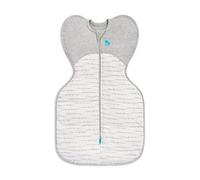 Love To Dream Swaddle Up, tamaño pequeño de 3,5-6 kg, soñador Blanco, Ajuste cómodo Que soporta un Buen sueño, 2,5 TOG, Adecuado para temperaturas más frías (16-20 °C), Lavable a máquina y Doble