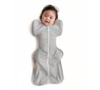 Love To Dream Swaddle UP, Tela Ideal para temperaturas moderadas (20-24 °C), posición de los Brazos hacia Arriba, Esenciales para recién Nacidos, Saludable para la Cadera, Doble Cremallera para