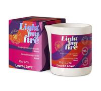 Love to Love Light My Fire Monoi - Vela de masaje - 65 g