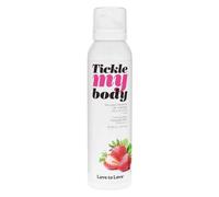 Love to Love Tickle My Body Strawberry - Espuma de masaje crepitante - 150 ml