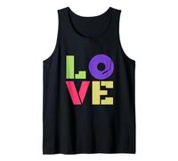 Love - Tocadiscos Retro de los 90 Camiseta sin Mangas