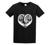 Love Turbo Rally Racing STI WRX Evolution Men's T-Shirt Unisex Black Cotton Hip Hop Print tee Shirts XXL